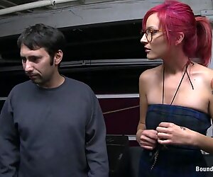 Art Student Gangbang in Freight Elevator