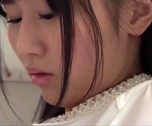 Gek japans model in geil masturbatie, brunette jav clip
