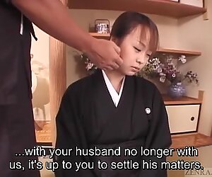 Subtitles mourning Japanese wife debt payback