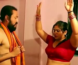 Medicine man treats the chubby Indian Milf by kissing her