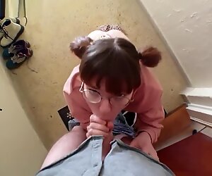 Sweet German girl locked out and gets fucked