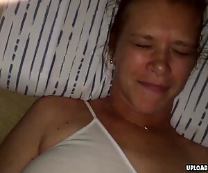 Wife gets missionary fucked in the ass by her horny man